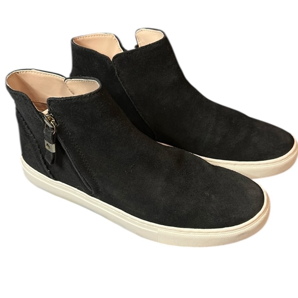 Kate Spade Harper Black Suede Sneakers/Bootie